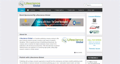 Desktop Screenshot of lifescienceglobal.com